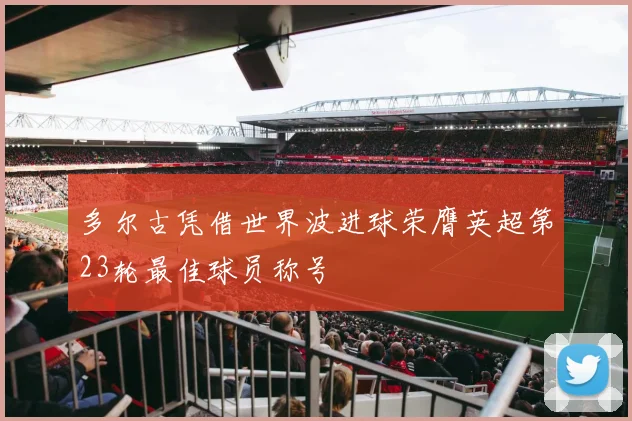 多尔古凭借世界波进球荣膺英超第23轮最佳球员称号